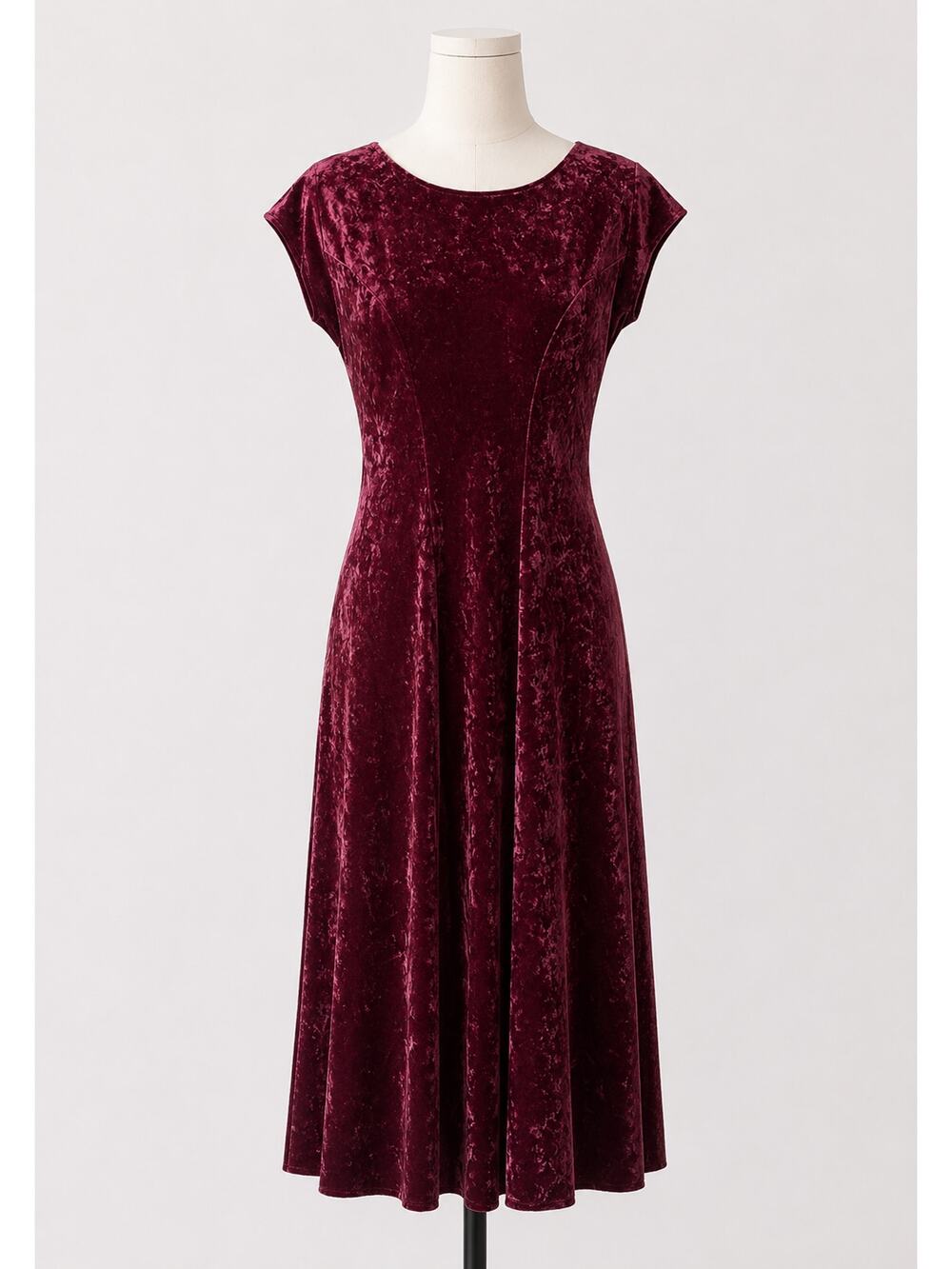 Vintage Velvet Purple Maxi Dress 90s All That Jazz Velour M